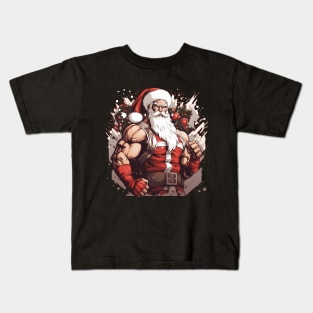 Anime Santa Kids T-Shirt